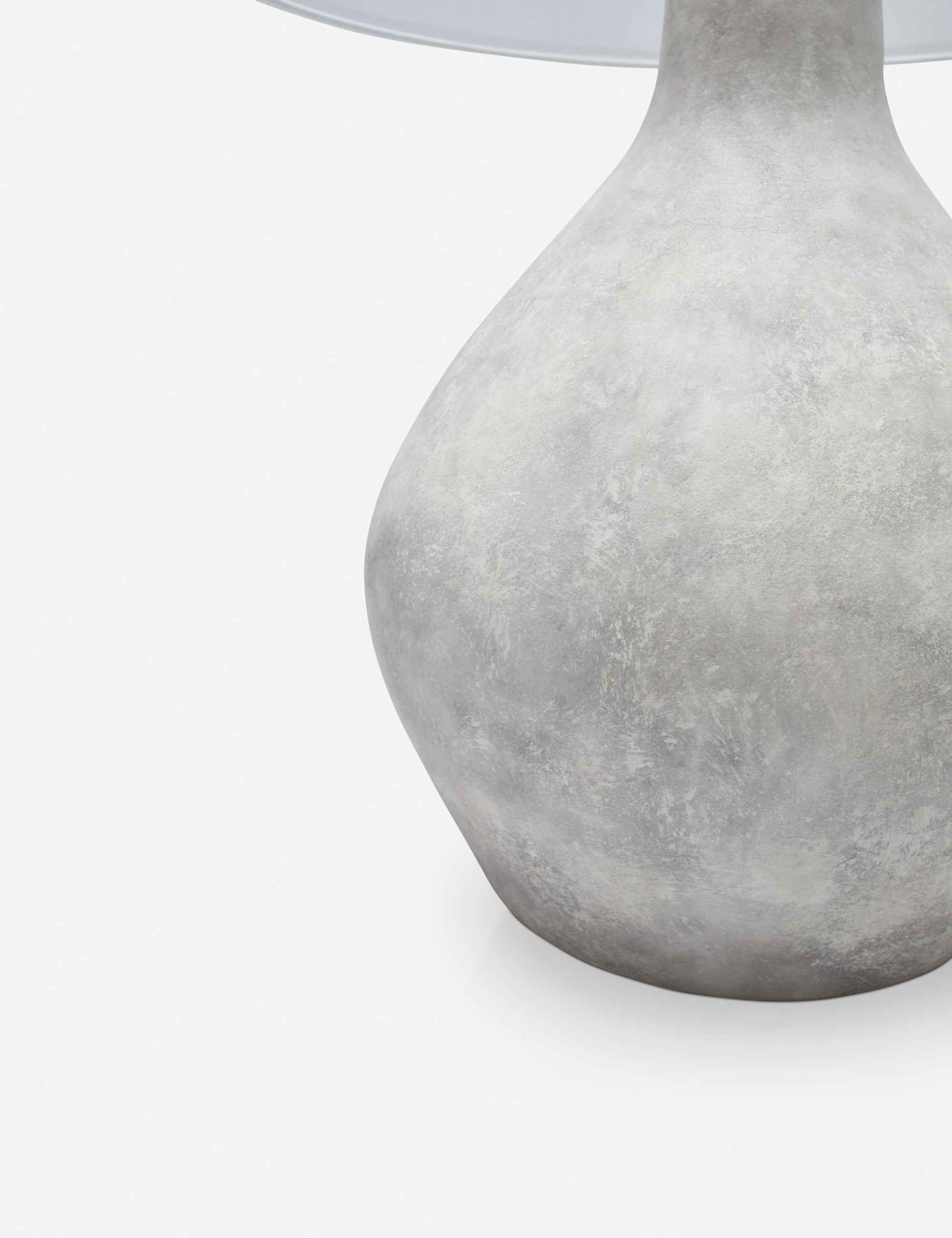 Luma Table Lamp | Organic Pebble Design, Curved Base