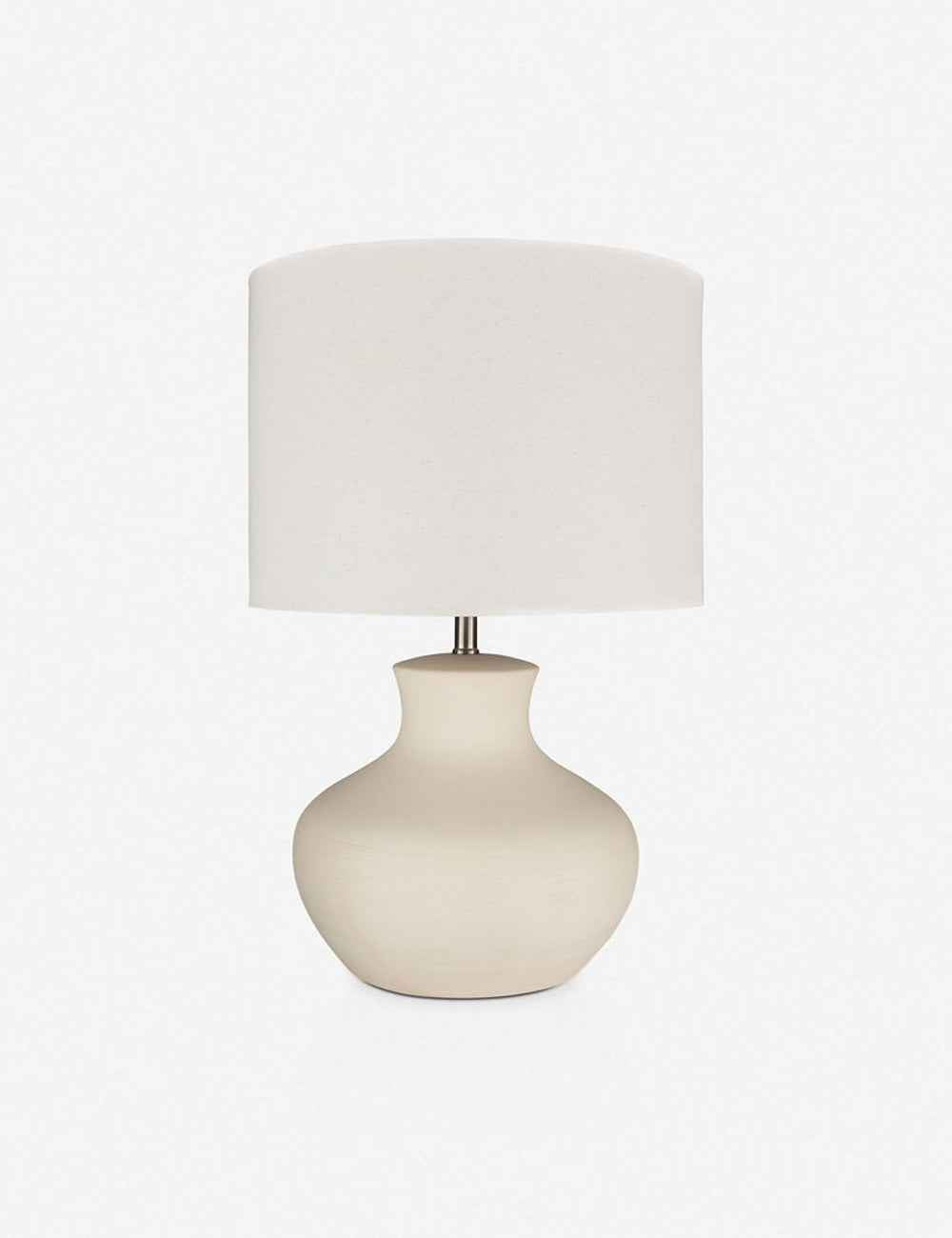 Penta Table Lamp | Matte Glazed Finish, Ceramic Texture