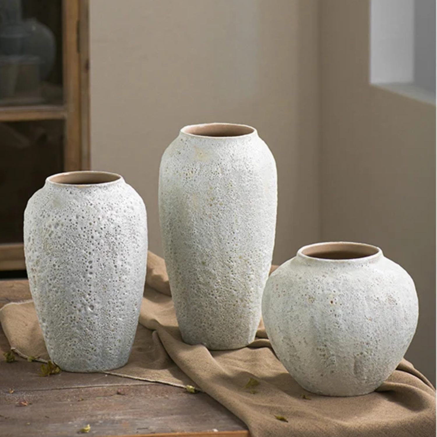 Bela Ceramic Planters Set | Modern Nordic Design, Artisan Finish