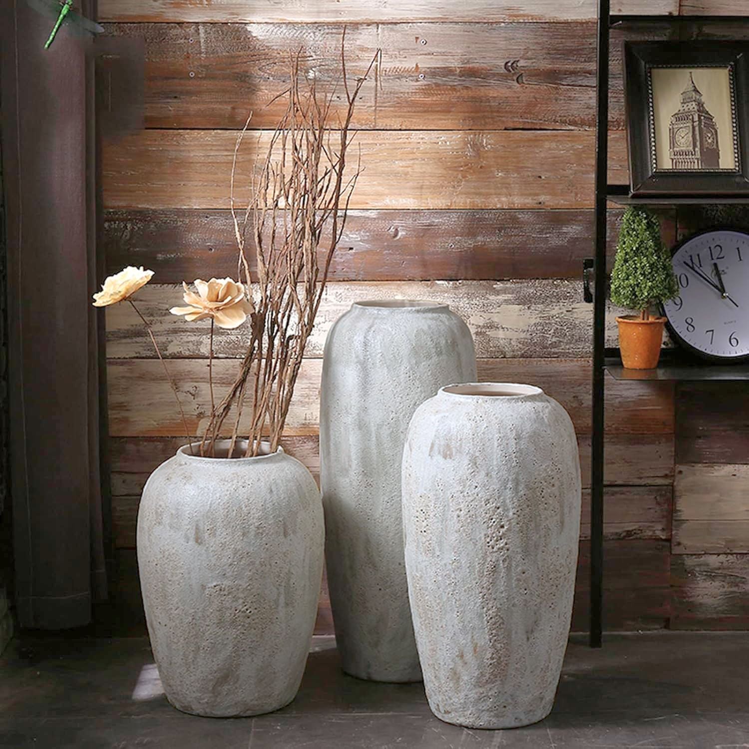 Bela Rustic Ceramic Planter Vases | Handcrafted Nordic Design