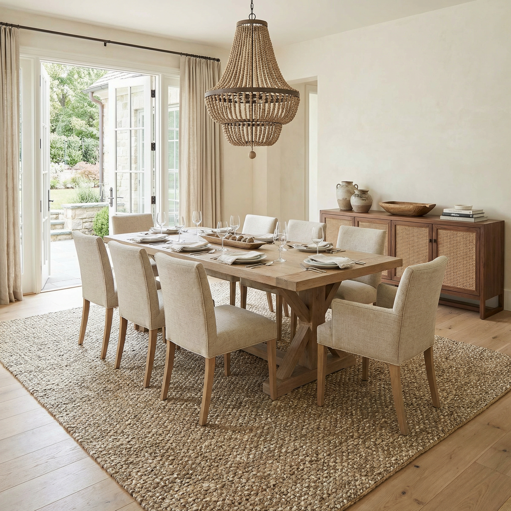 Cairo Jute Rug Hand Woven Natural 100% Jute Contemporary Style