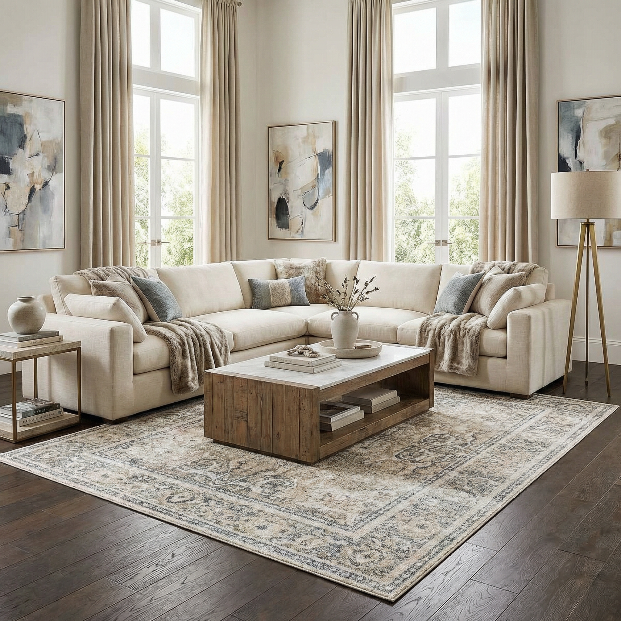 Bela Washable Rug  Machine Woven  Traditional Style