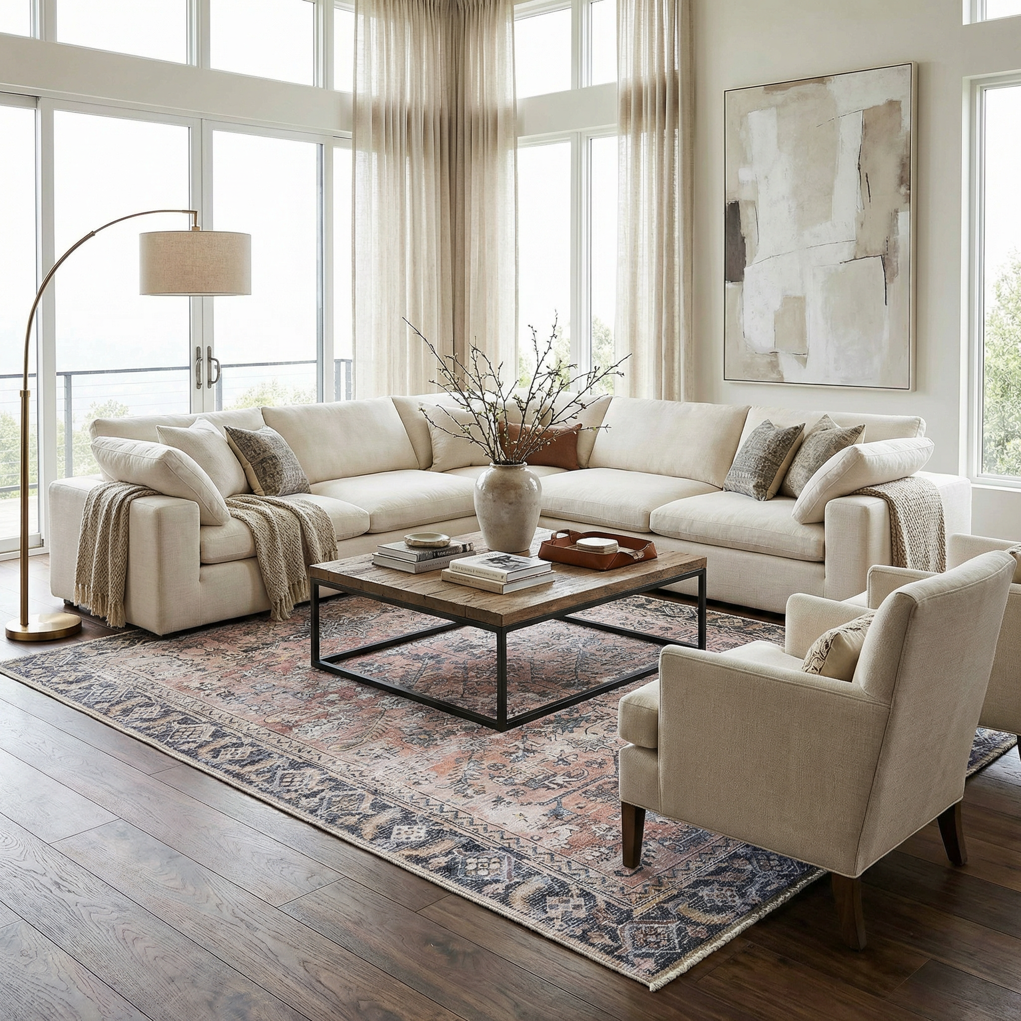 Bela Washable Rug  Traditional Machine Printed Polyester