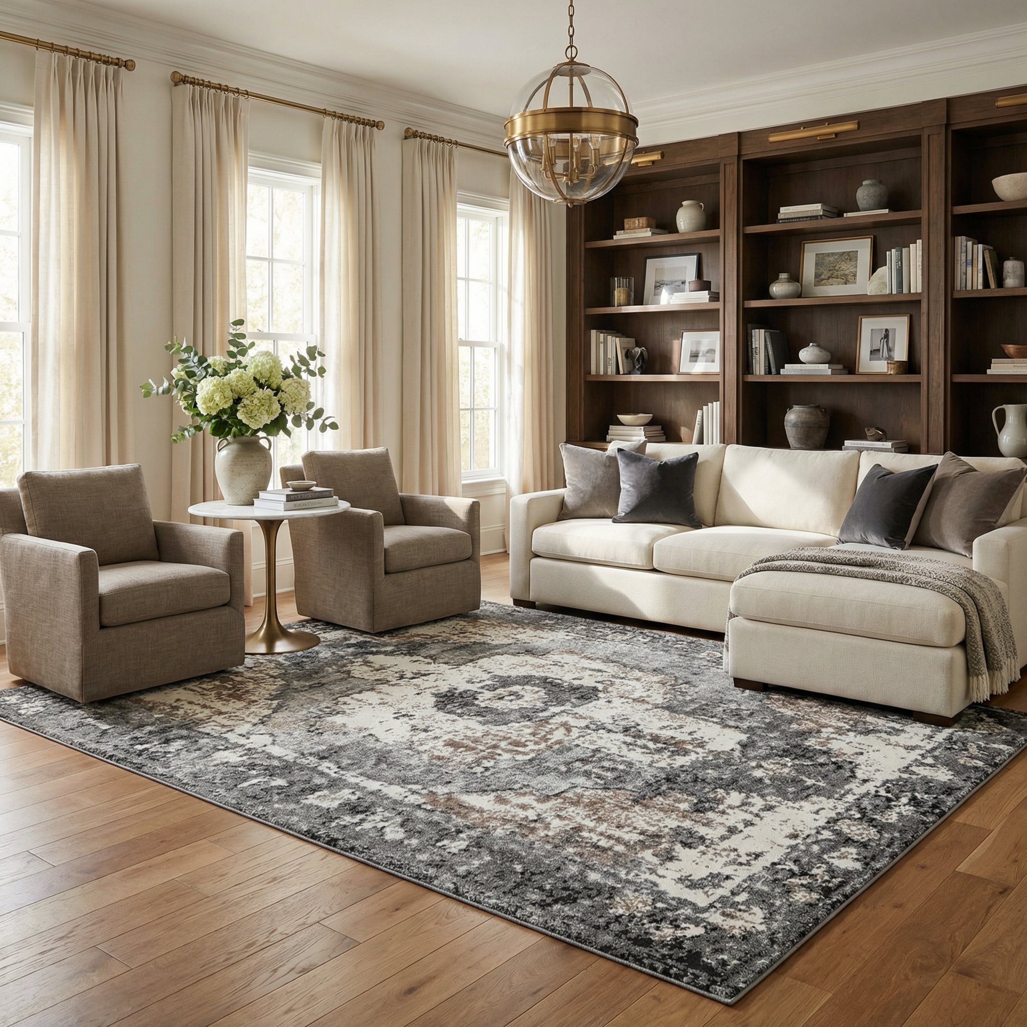 Noria Area Rug  Machine Woven  Medium Pile, Traditional Style