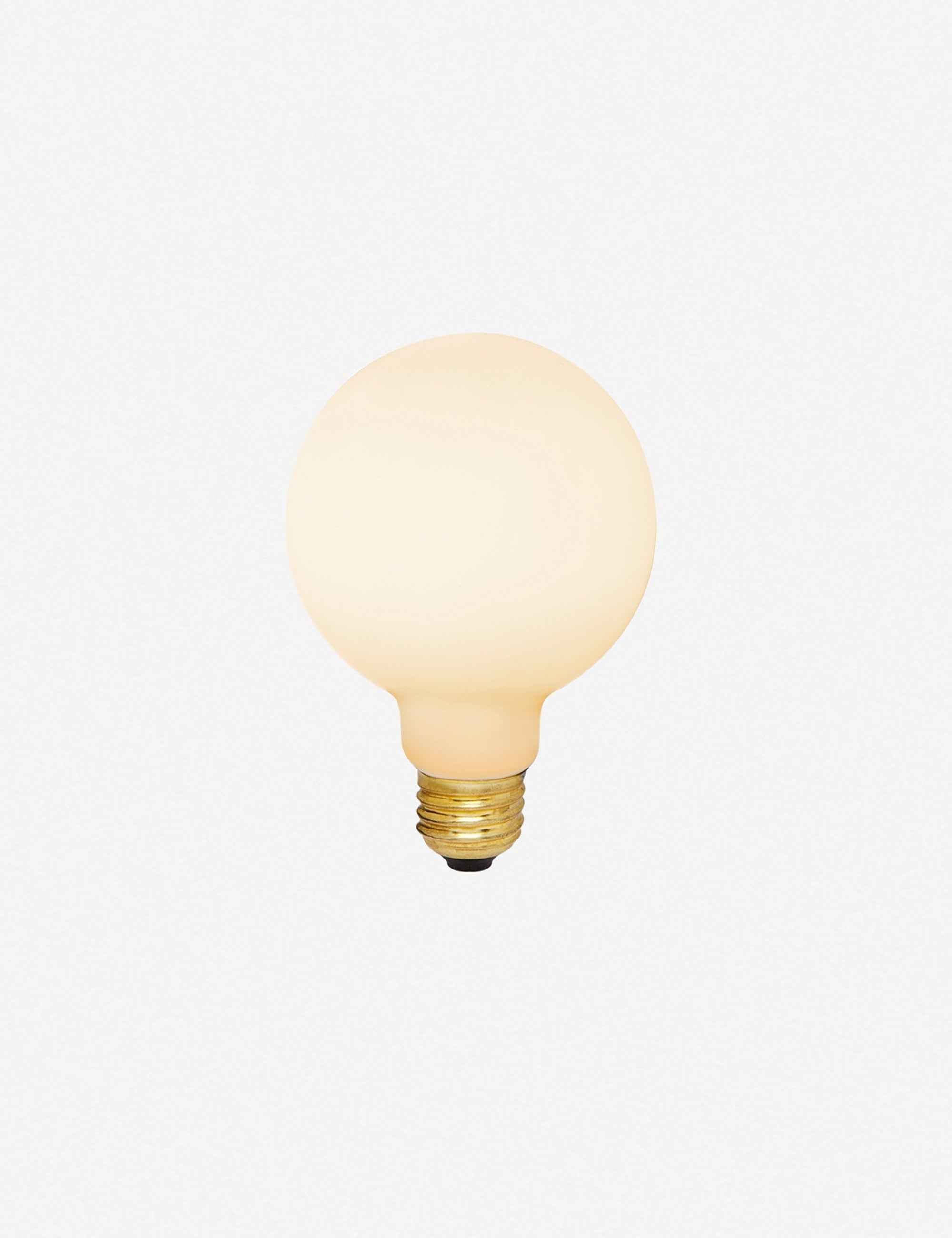 Bela LED Bulb | White Matte Glass Finish, Set of 2
