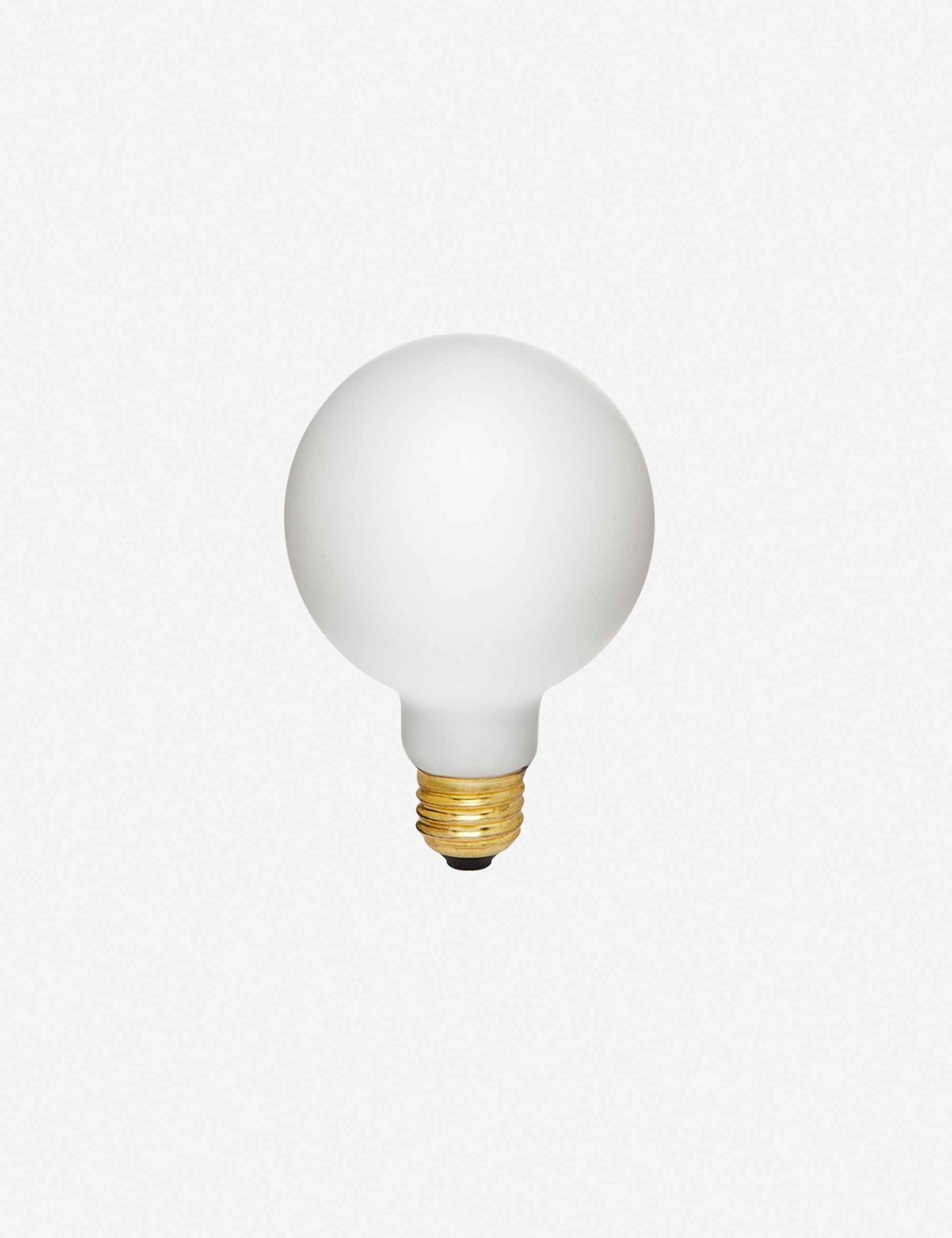 Bela LED Bulb | White Matte Glass Finish, Set of 2