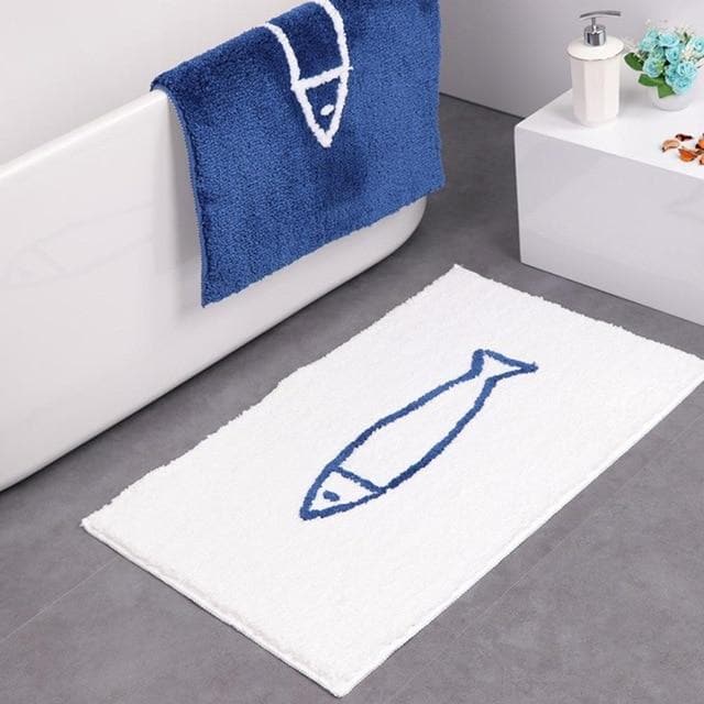Bello Chenille Badmat | Ultra-Zacht, Anti-Slip Veiligheid