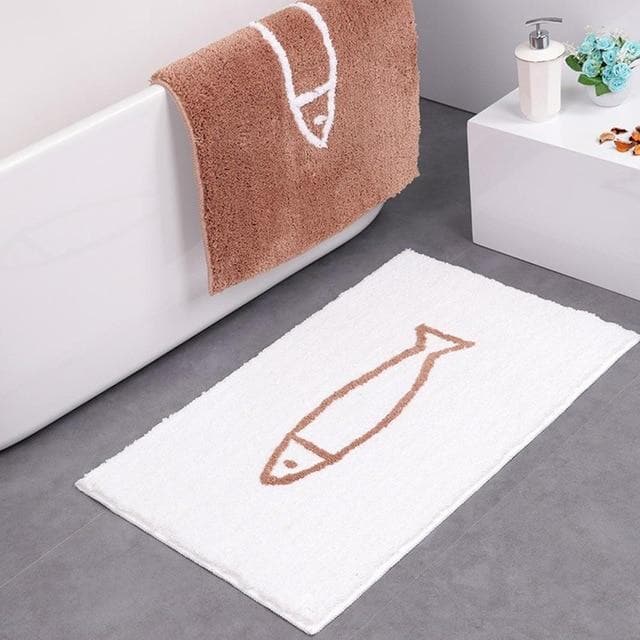Bello Chenille Badmat | Ultra-Zacht, Anti-Slip Veiligheid