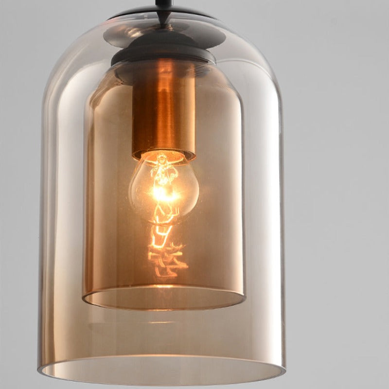 Bello Glass Pendant Light | Adjustable Suspension, Nordic Design