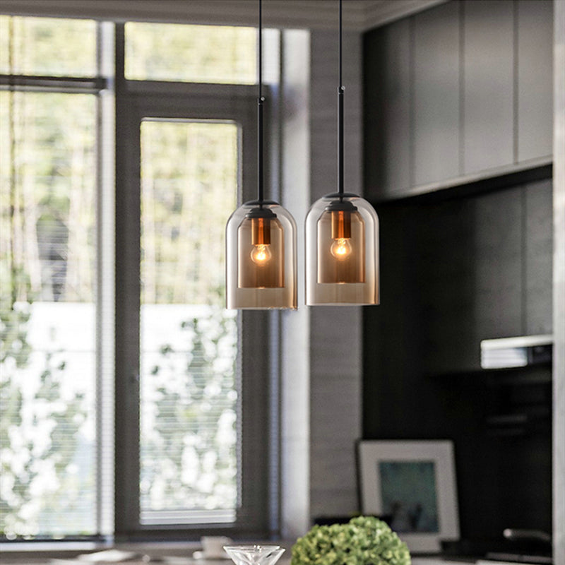 Bello Glass Pendant Light | Adjustable Suspension, Nordic Design
