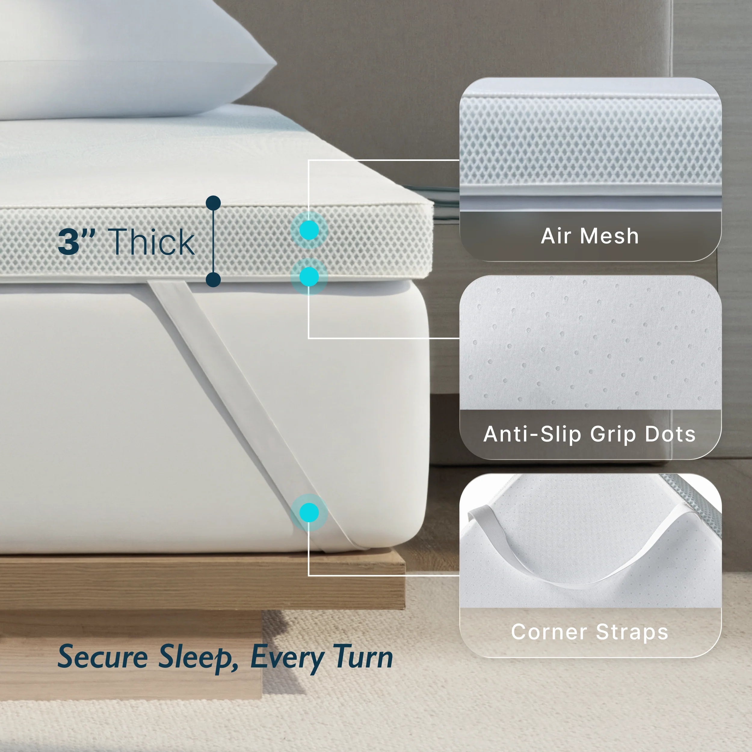 Cendre Cooling Mattress Topper