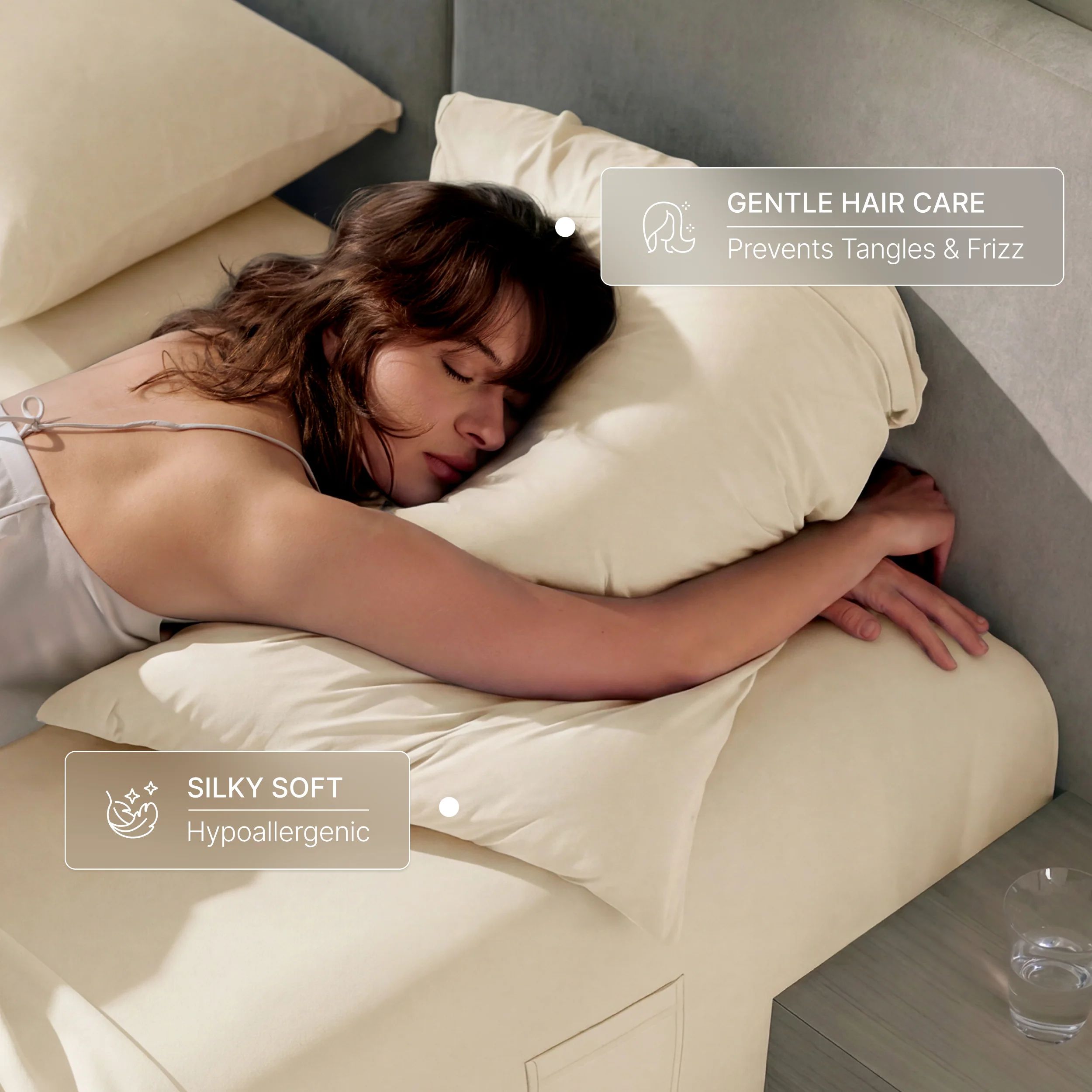 Cendre Cooling Pillowcases