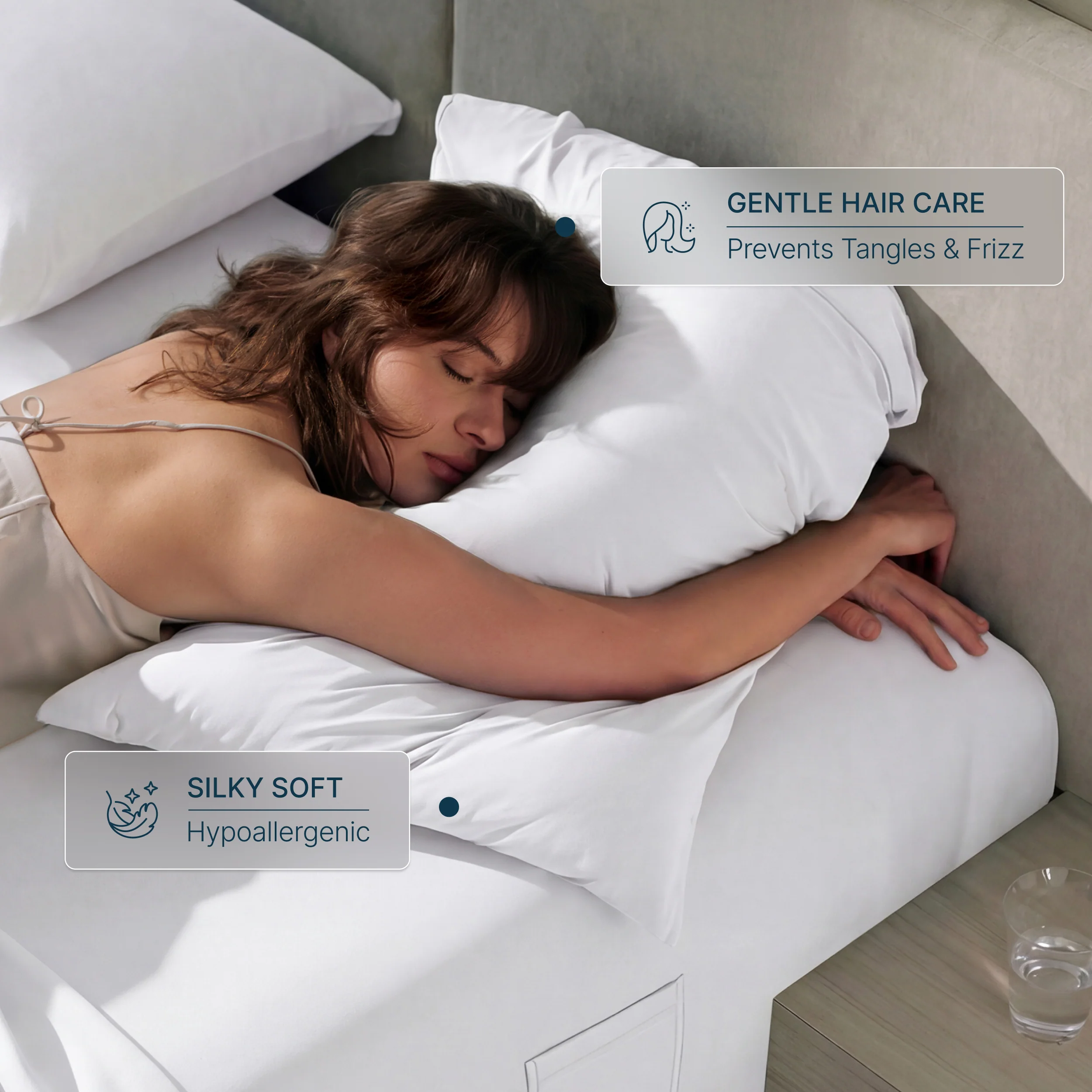 Cendre Cooling Pillowcases