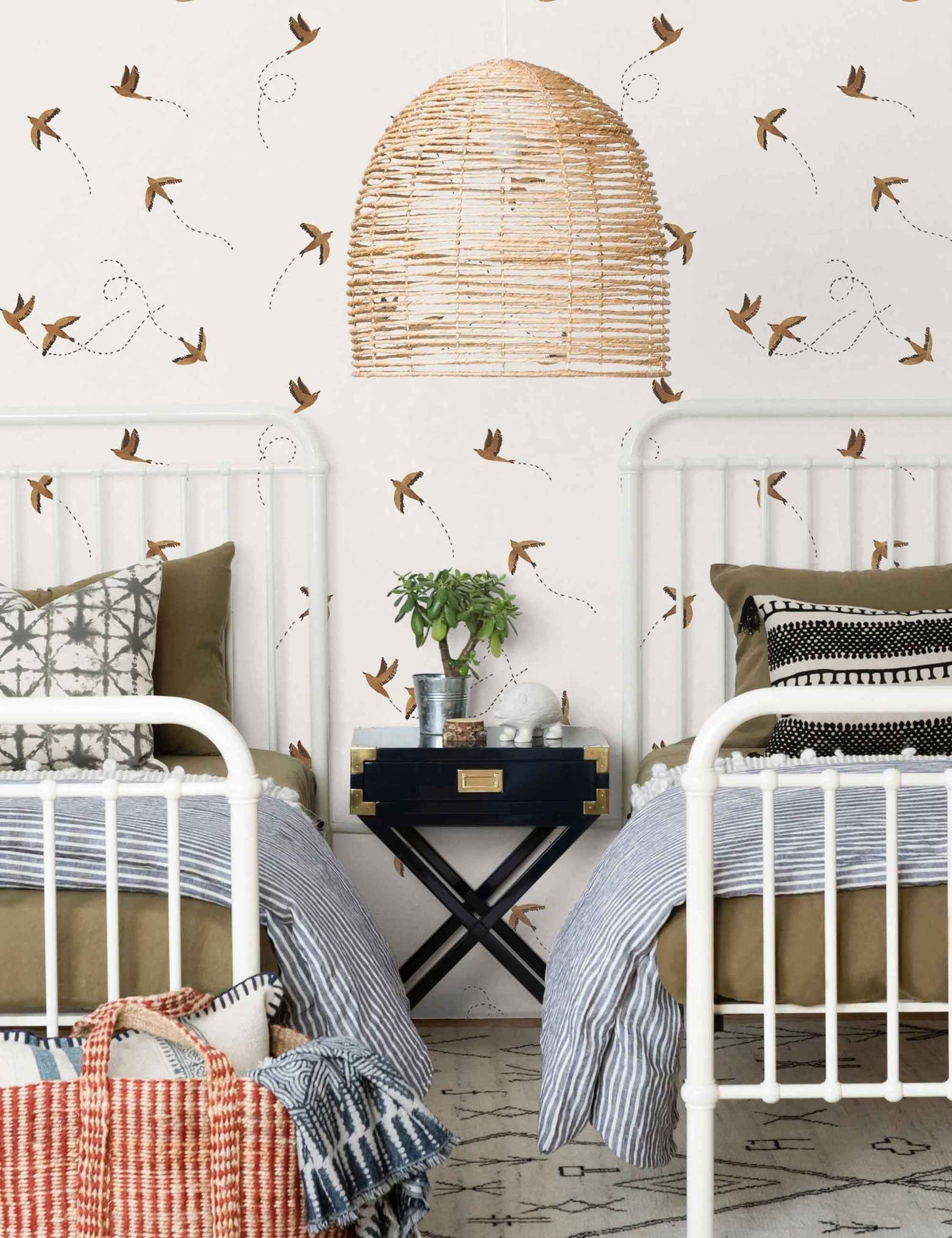 Sierra Sparrow Wallpaper | Textured Design, Nature-Inspired