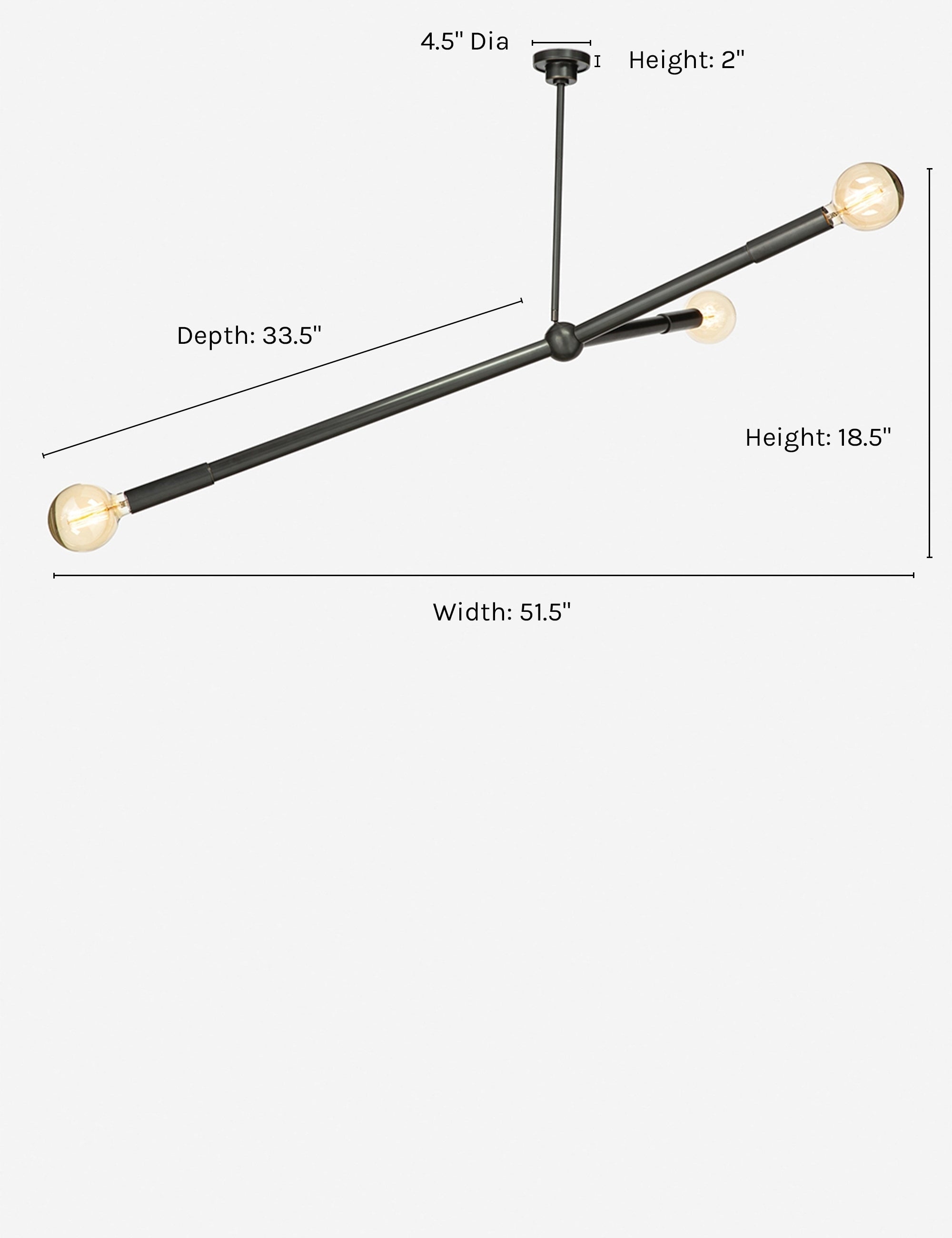 Talon Chandelier | Adjustable Arms, Ultra Modern Design