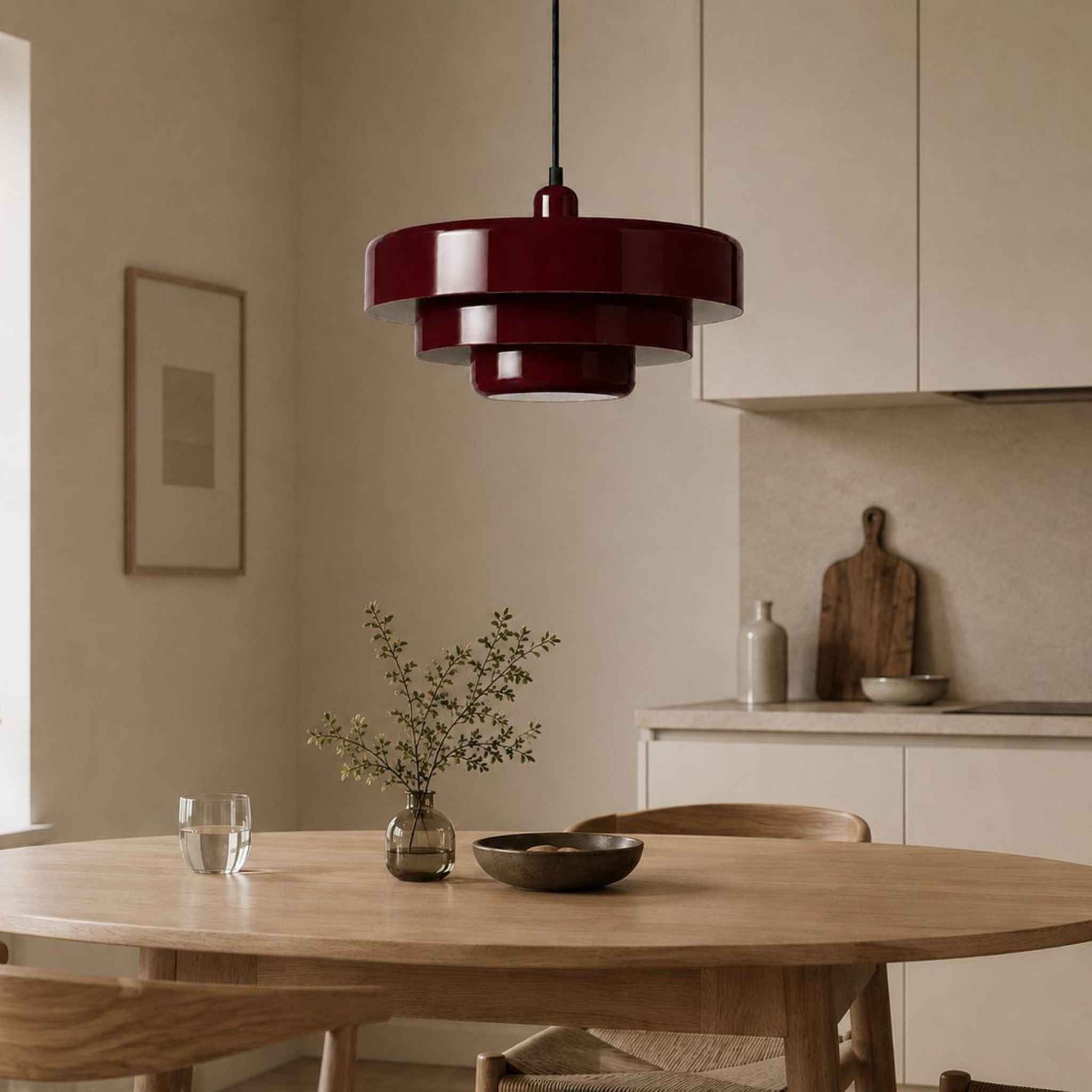 Bello Pendant Lamp | Bauhaus Design, Metal Shade Ø35 cm