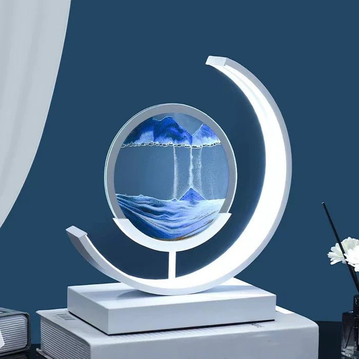 Bello LED Table Lamp | 360° Rotation, Dynamic Sand Art