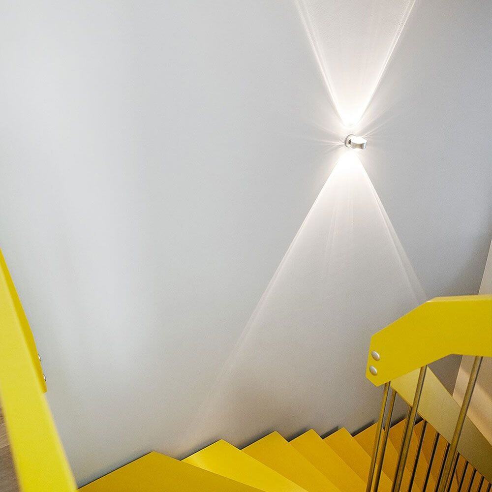 Bello Wall Light | Adjustable Up & Down, Polished Aluminum