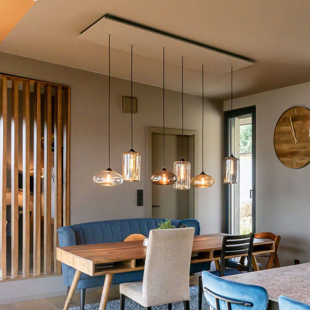 Bello Glass Pendant Light | Timeless Design, E27 Socket