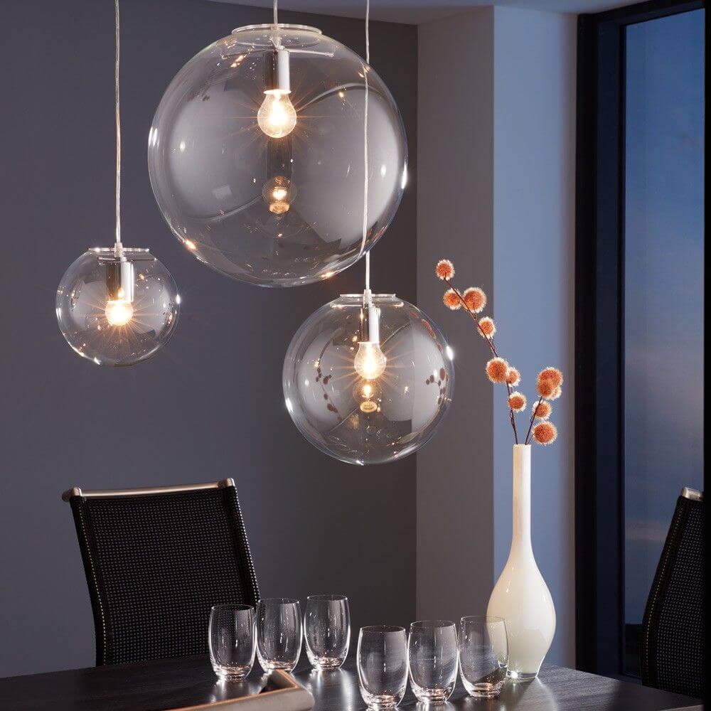Bello Orb XL Gallery Light | 8-Glass Spheres, Modular Canopy