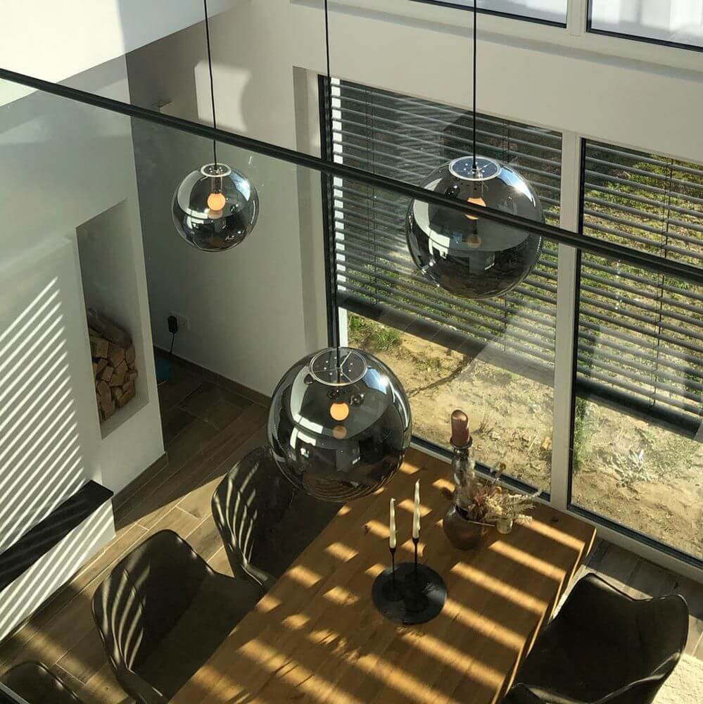 Bello Orb XL Gallery Light | 8-Glass Spheres, Modular Canopy