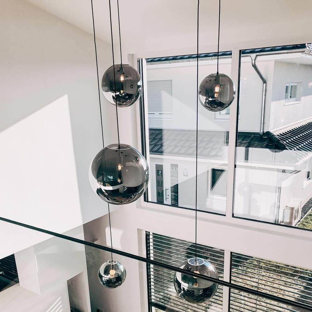 Bello Orb Gallery Light | 3- or 5-Bulb Modular Canopy, Custom Colors