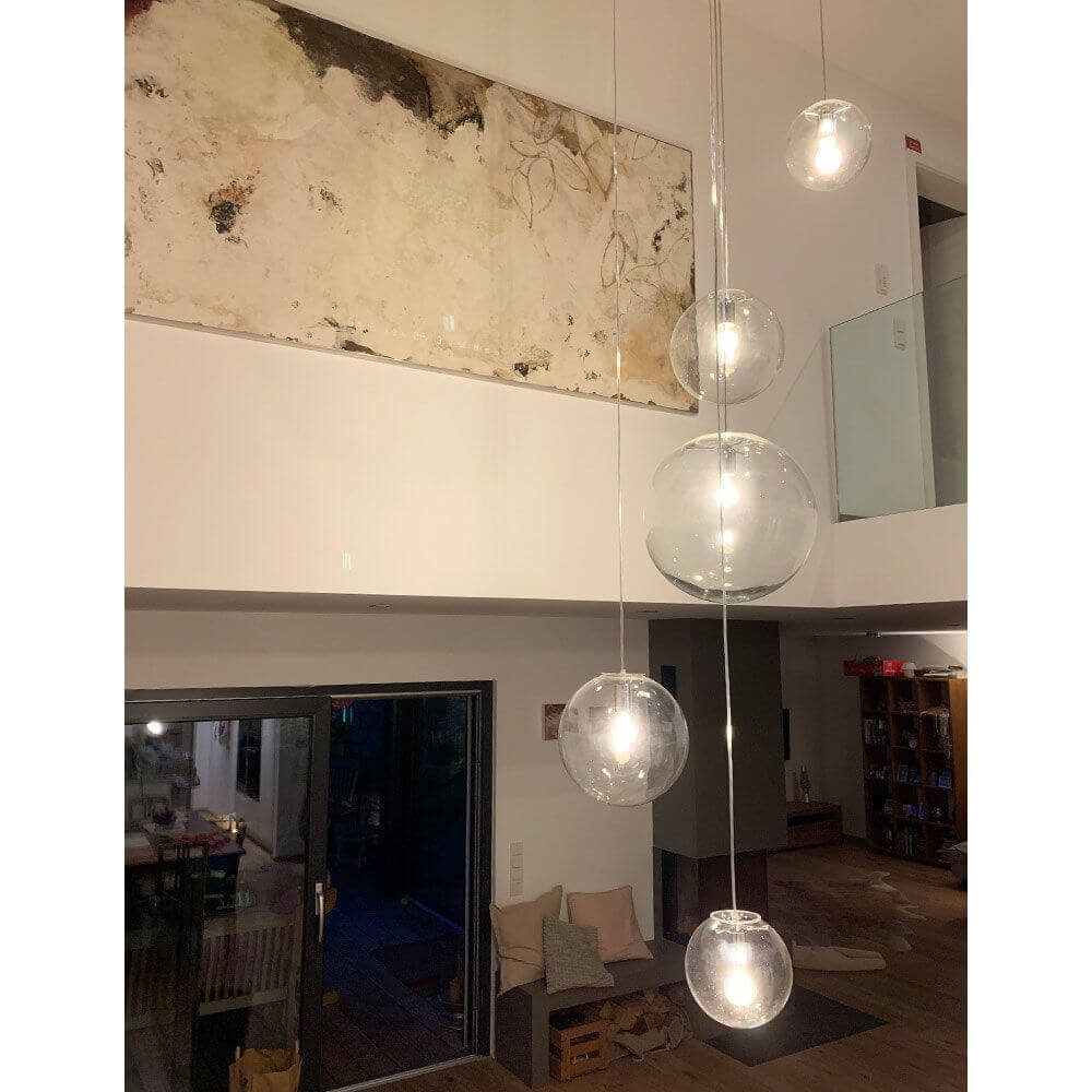 Bello Orb Gallery Light | 3- or 5-Bulb Modular Canopy, Custom Colors