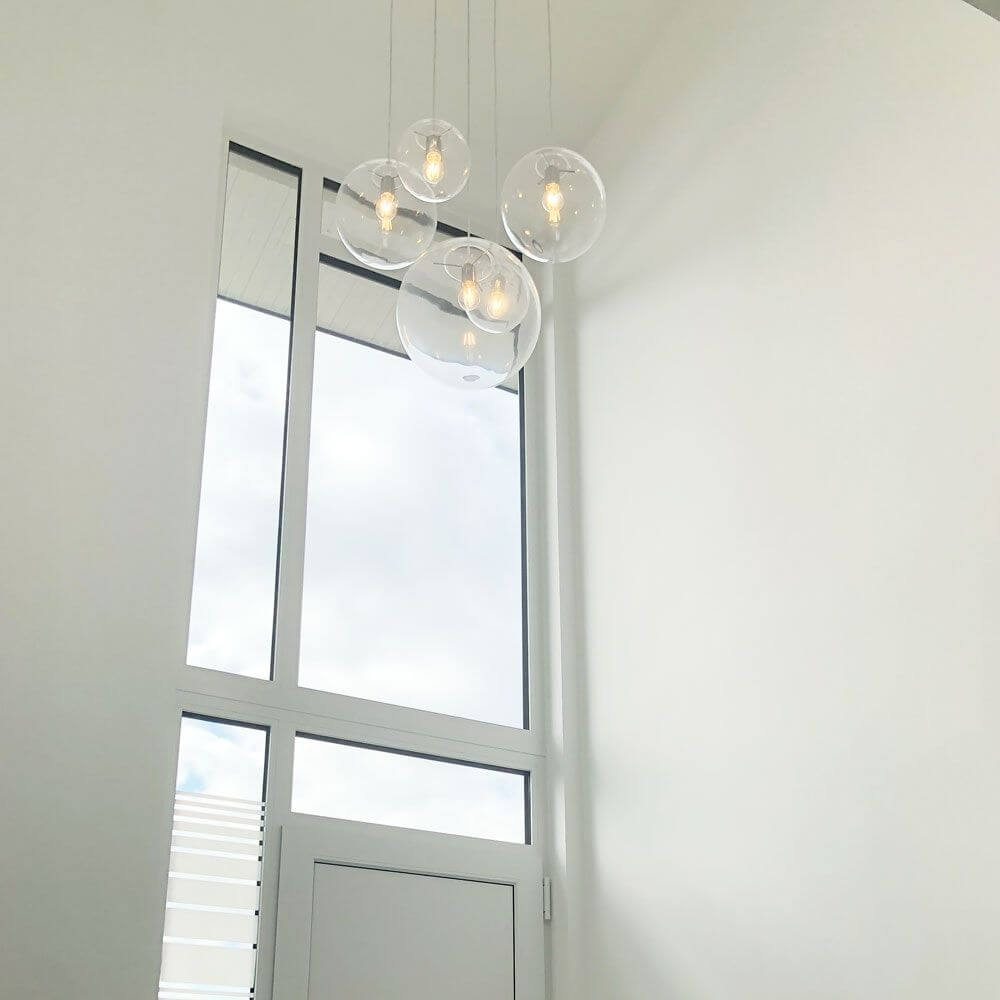 Bello Orb Gallery Light | 3- or 5-Bulb Modular Canopy, Custom Colors