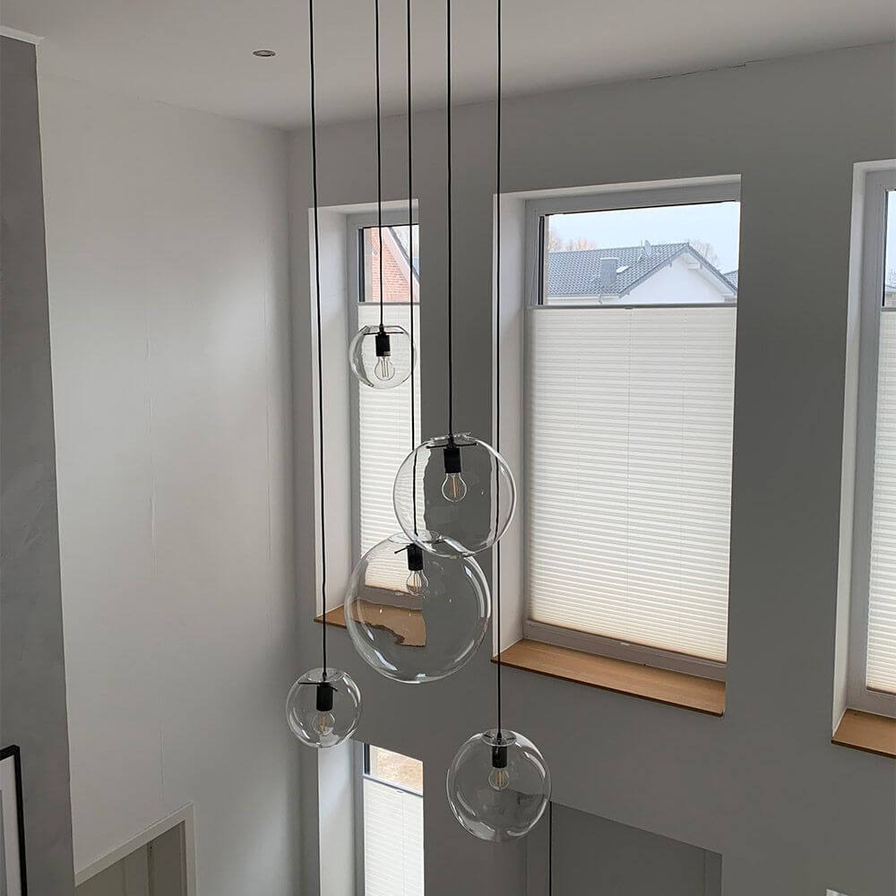 Bello Orb XL Gallery Light | 8-Glass Spheres, Modular Canopy