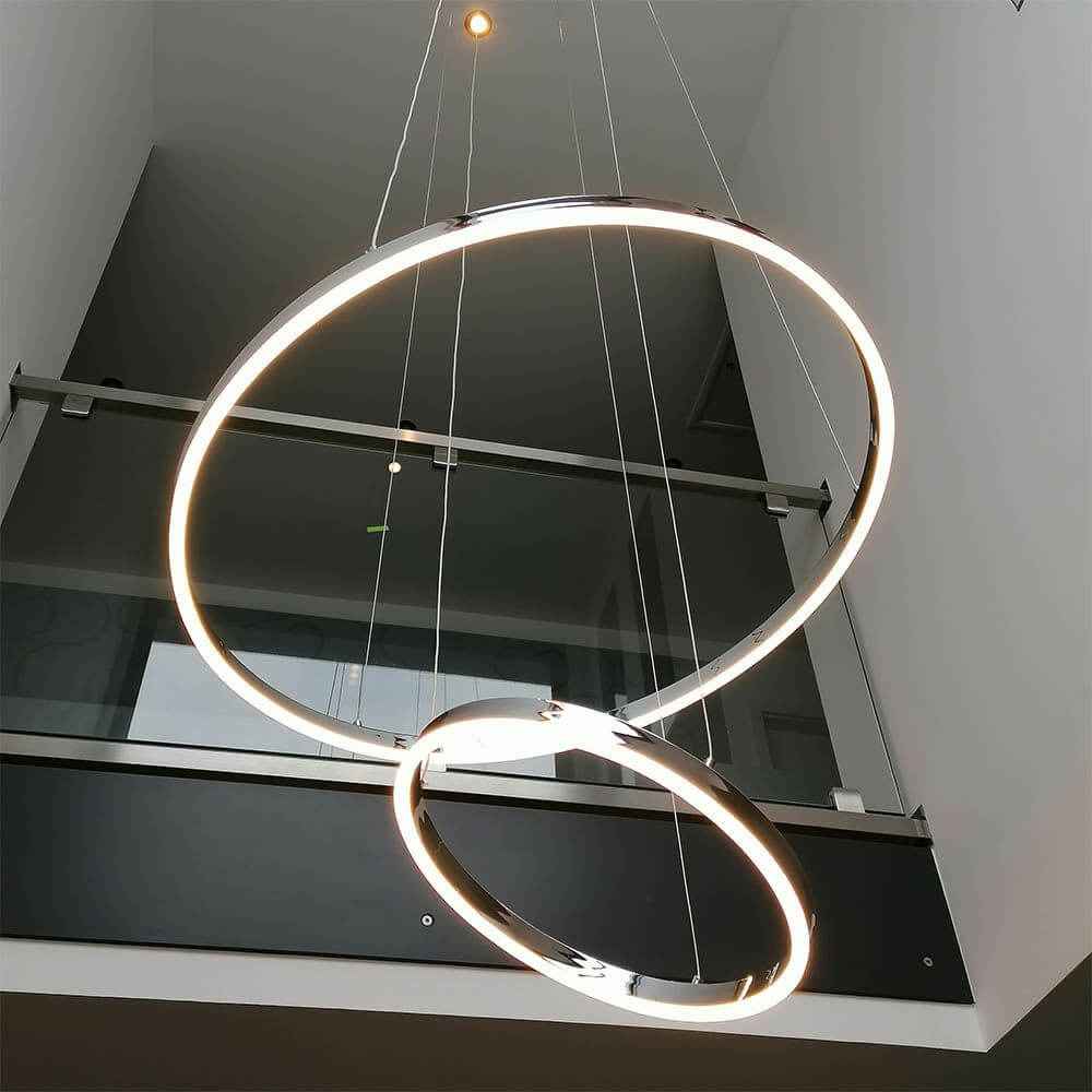 Bello LED Ring Pendant Lamp | 100cm, Dimmable, Minimalist Design