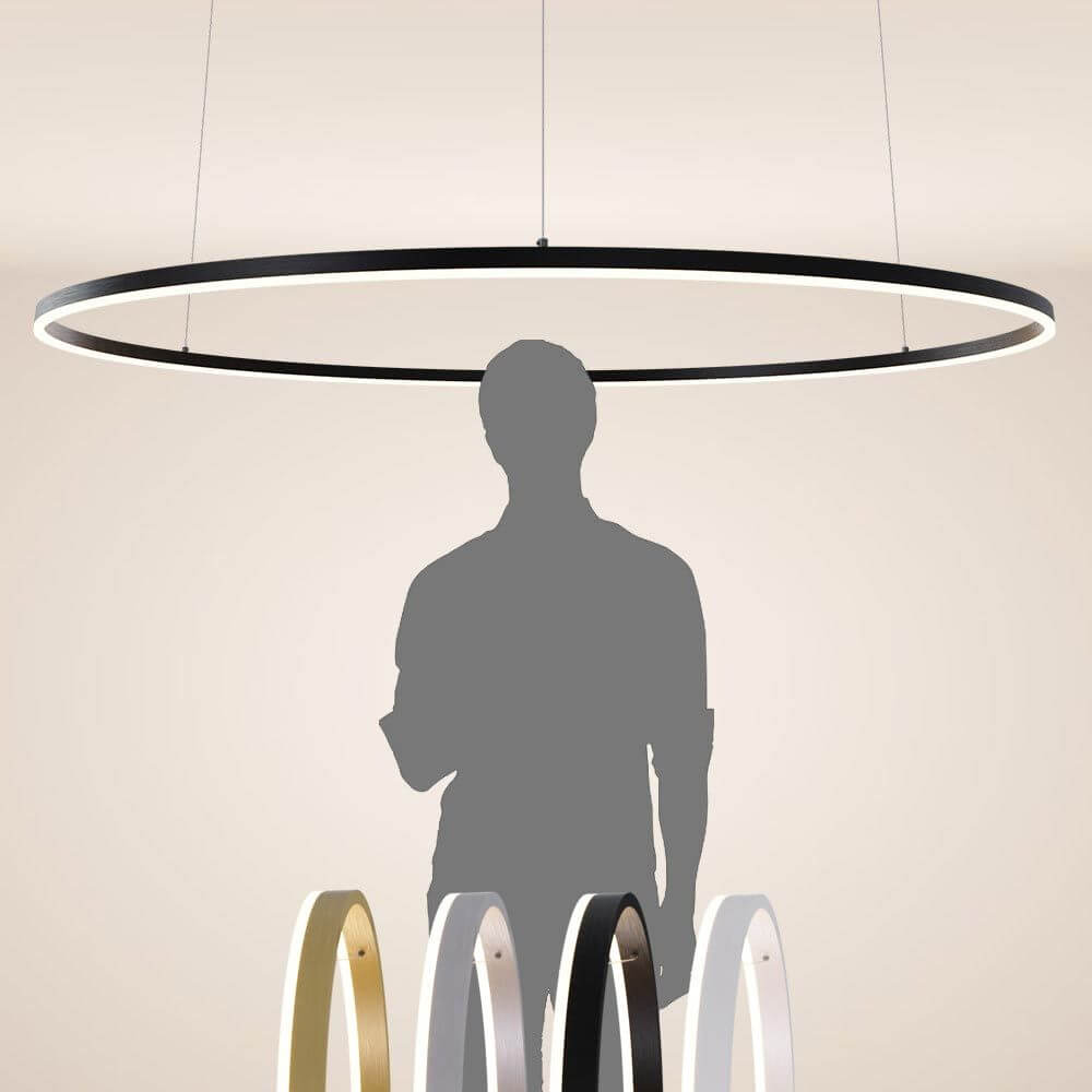 Bello LED Ring Pendant Light | Dimmable, Customizable Suspension