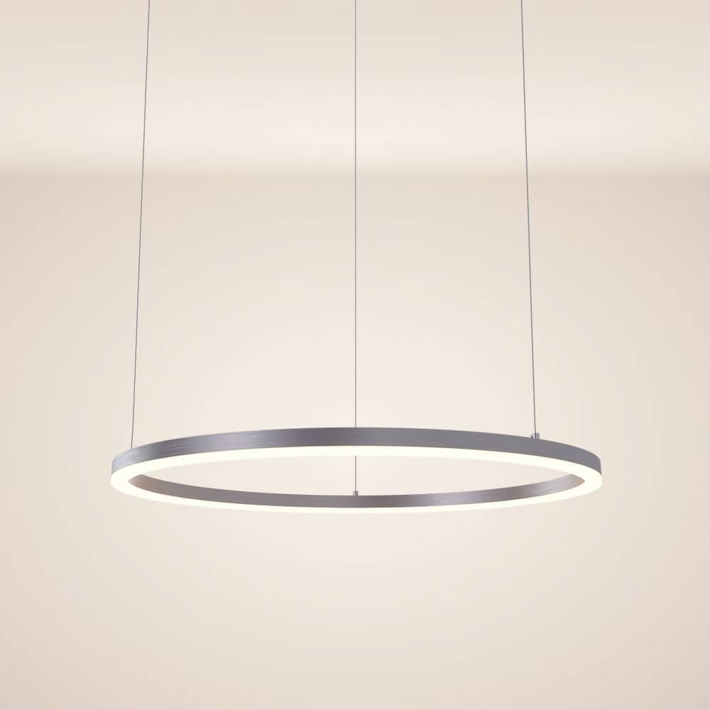 Bela LED Ring Pendant Lamp | 80cm, Adjustable Suspension, Minimalist Design