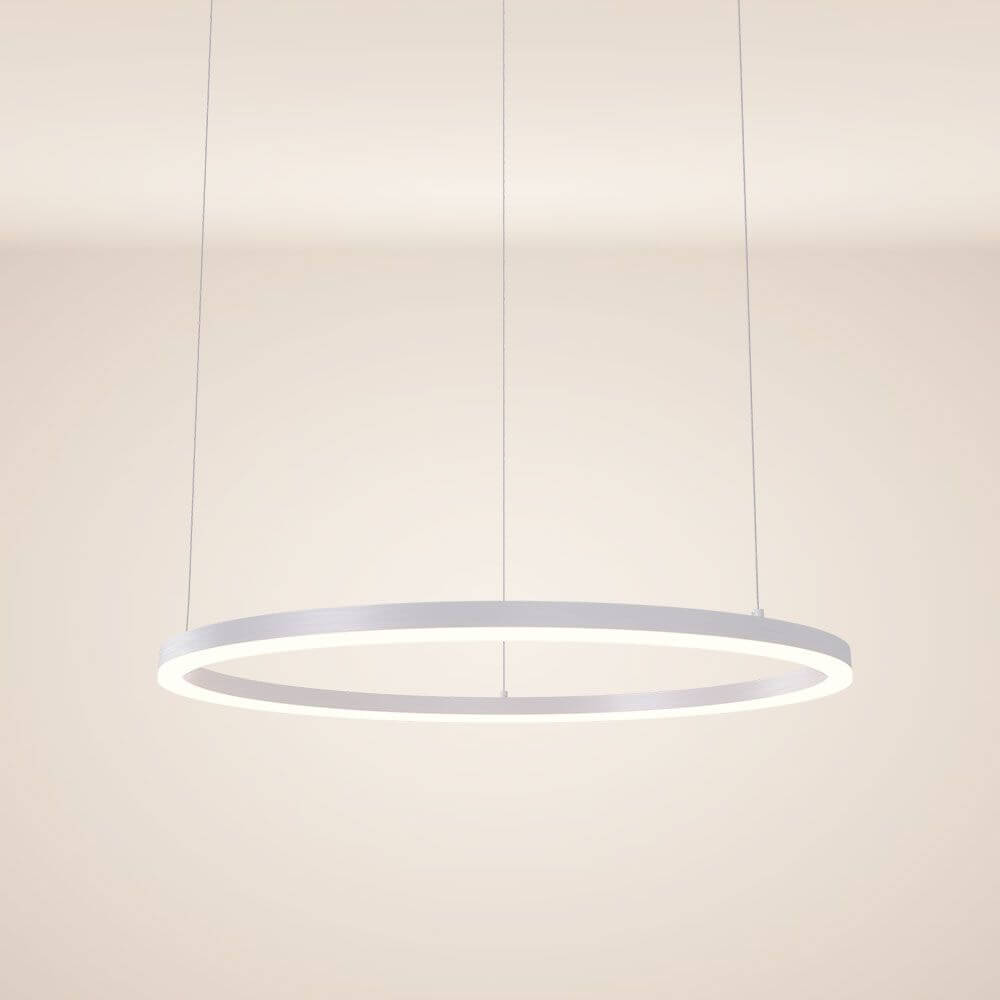 Bela LED Ring Pendant Lamp | 80cm, Adjustable Suspension, Minimalist Design