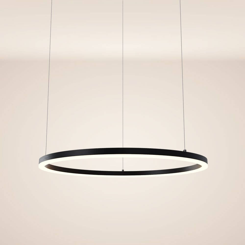 Bela LED Ring Pendant Lamp | 80cm, Adjustable Suspension, Minimalist Design