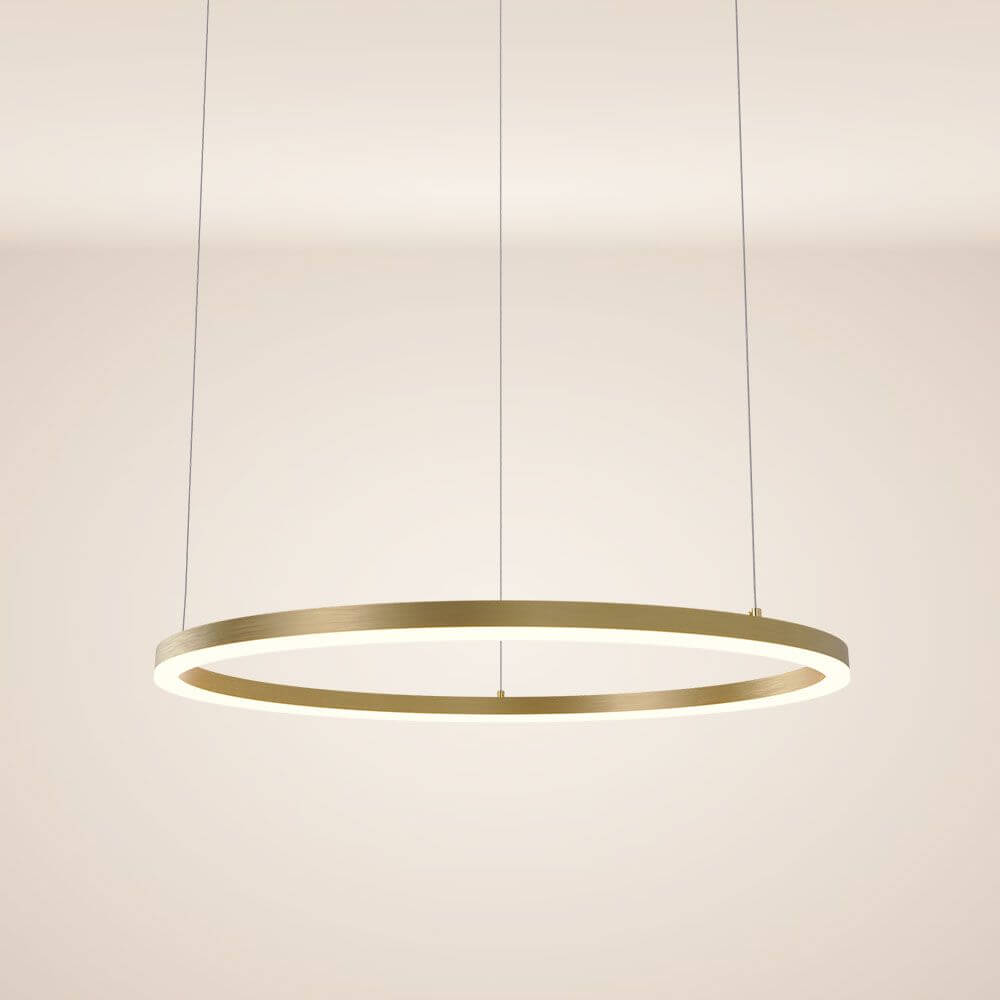 Bela LED Ring Pendant Lamp | 80cm, Adjustable Suspension, Minimalist Design