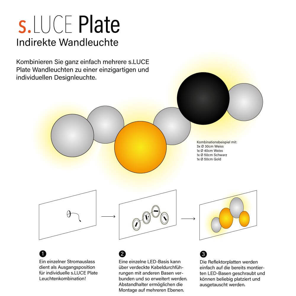 Bela Cloud LED Wall Lamp | Indirect, Dimmable Lighting