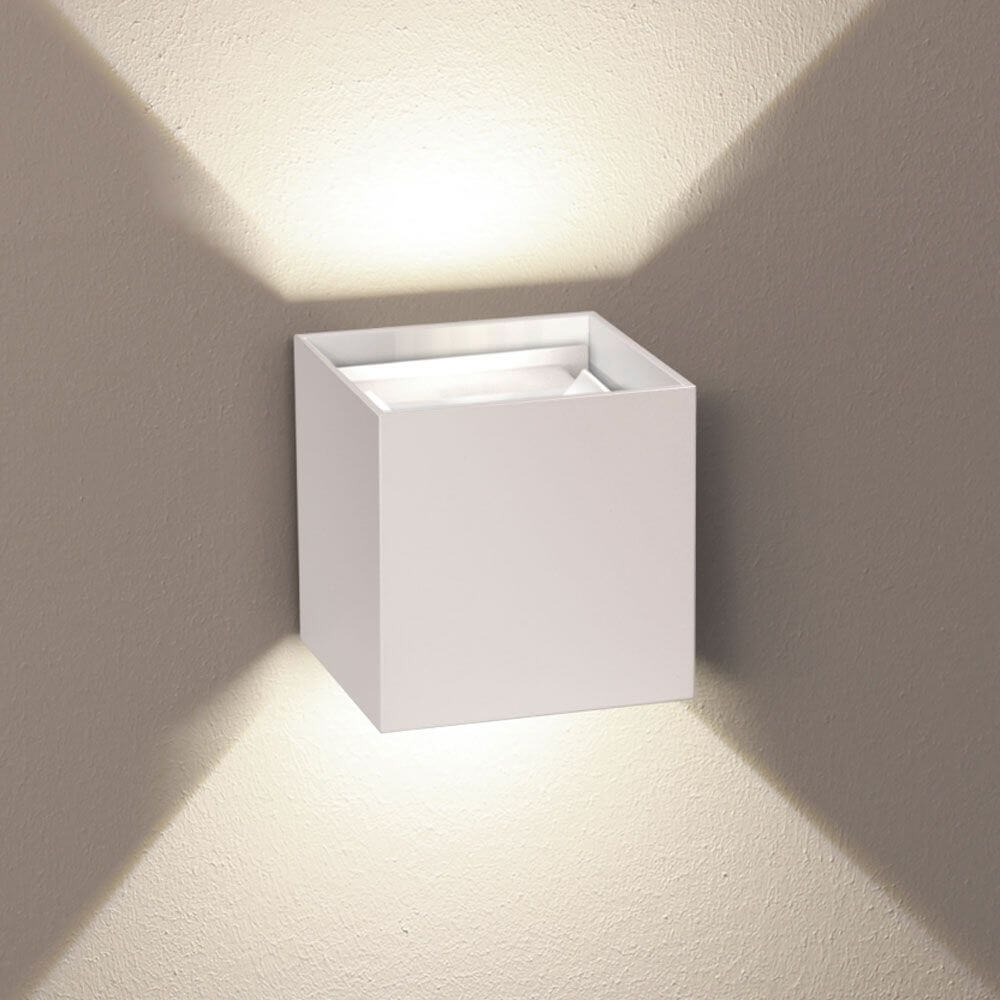 Brix LED Wall Lamp | Adjustable Light Flaps, Indoor & Outdoor IP44
