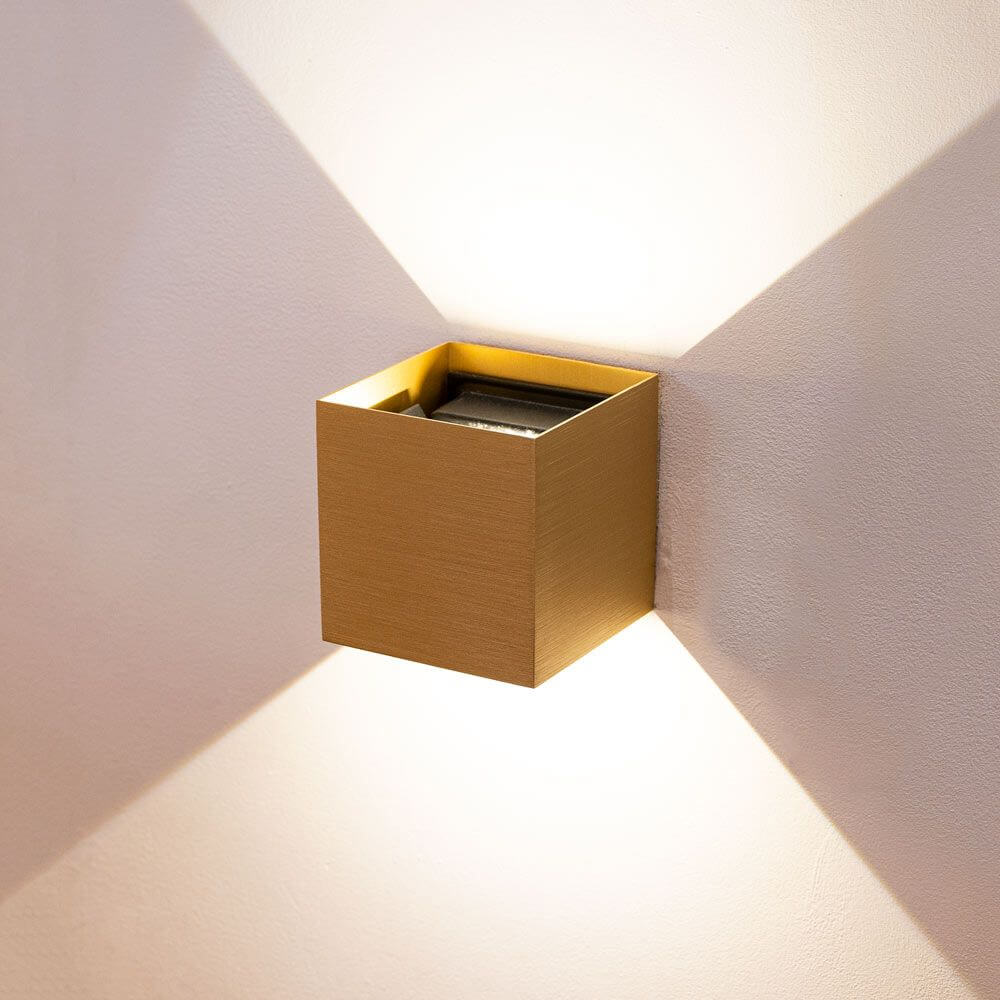 Brix LED Wall Lamp | Adjustable Light Flaps, Indoor & Outdoor IP44