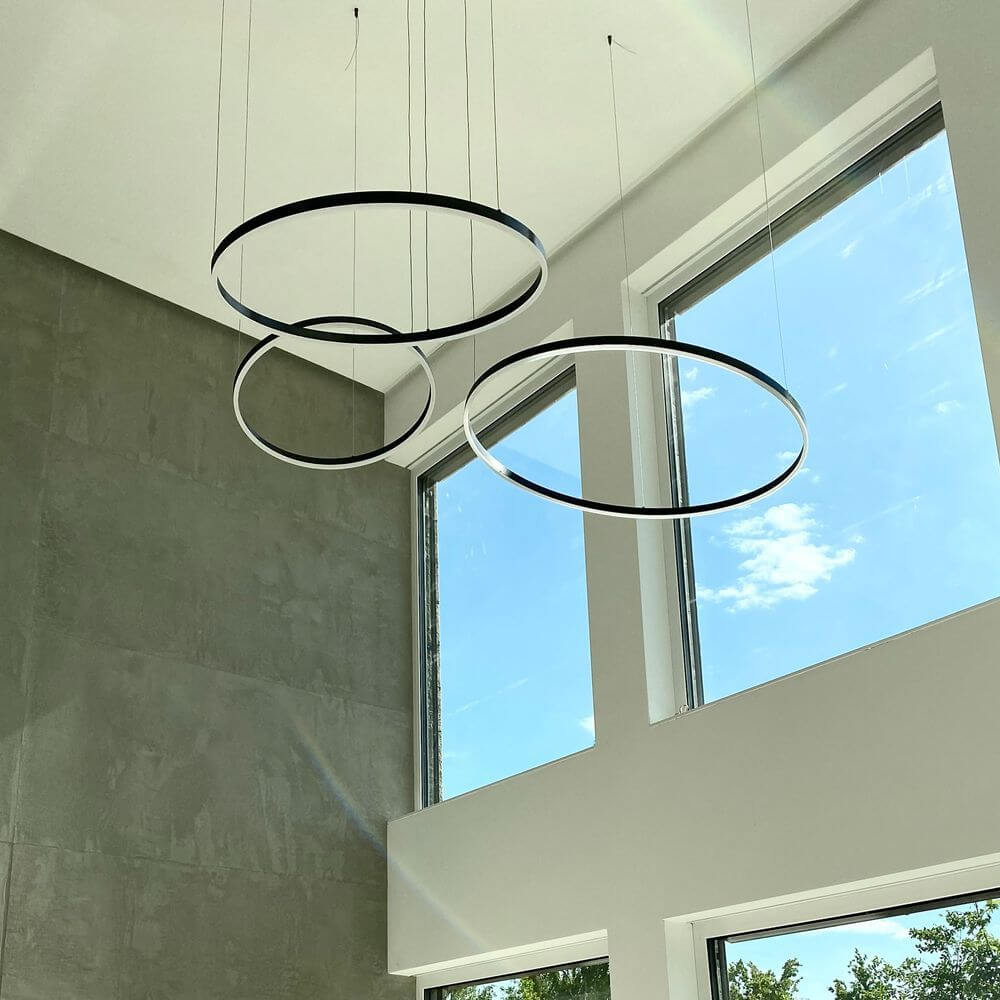 Bello LED Ring Pendant Lamp | 100cm, Dimmable, Minimalist Design