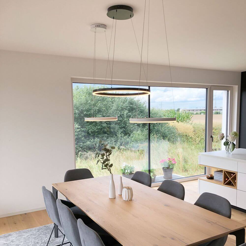 Luno LED Pendant Light | 60cm, Adjustable Suspension, CRI 95