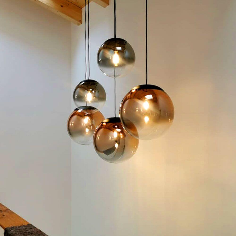 Bello Pendant Light | Hand-Blown Glass, 5m Suspension