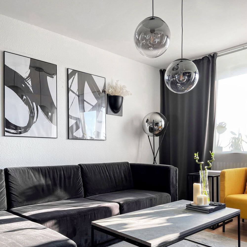Bello Pendant Light | Hand-Blown Glass, 5m Suspension