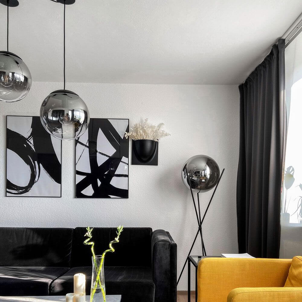Bello Pendant Light | Hand-Blown Glass, 5m Suspension