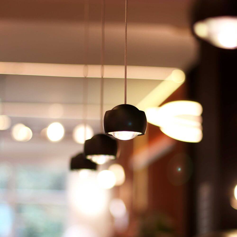 Bello LED Pendant Light | Spherical Metal Body, Adjustable Height