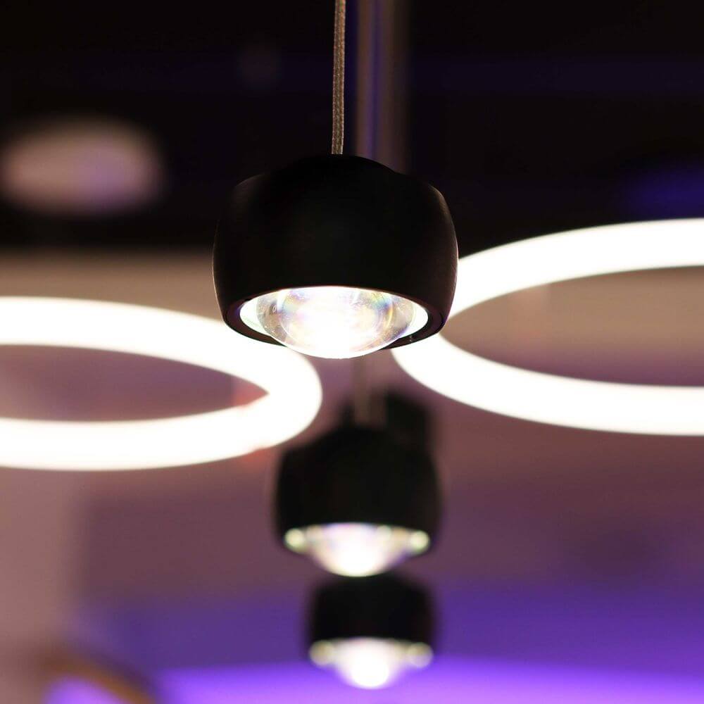Bello LED Pendant Light | Spherical Metal Body, Adjustable Height