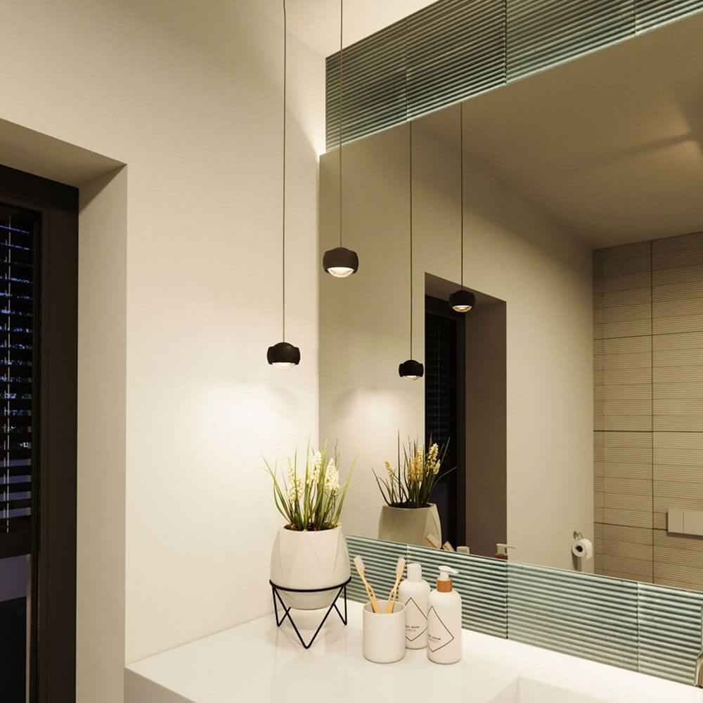 Bello LED Pendant Light | Spherical Metal Body, Adjustable Height
