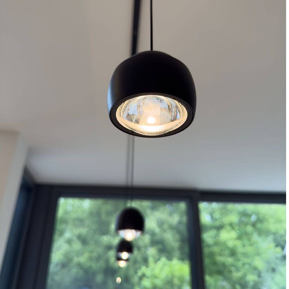 Bello LED Pendant Light | Spherical Metal Body, Adjustable Height