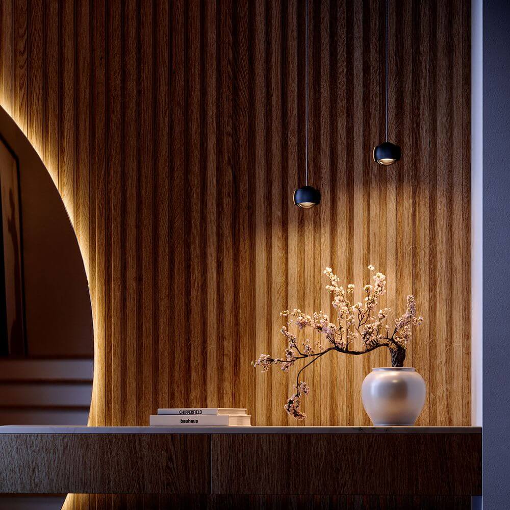 Bello LED Pendant Light | Spherical Metal Body, Adjustable Height