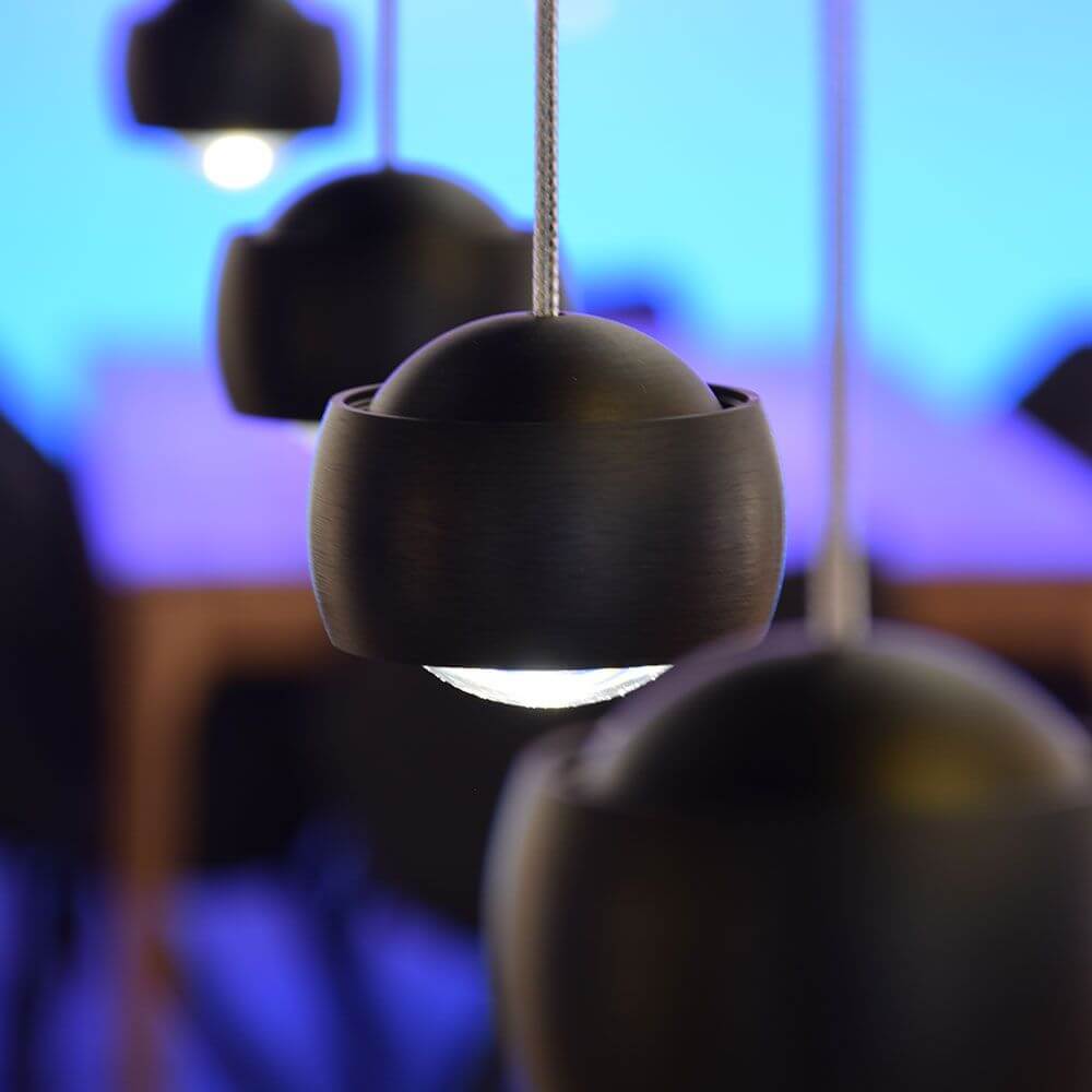 Bello LED Pendant Light | Spherical Metal Body, Adjustable Height
