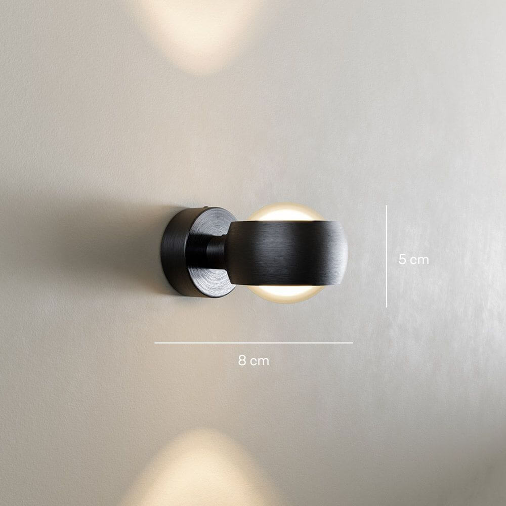 Bello Wall Light | Adjustable Up & Down, Polished Aluminum